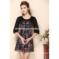 2016 Custom Women Embroidered Dress Top Quality One Piece Party Dress Casual Dress For Women